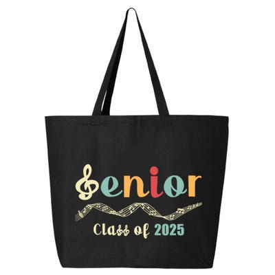 Senior 25 Band Orchestra Choir Class Of 2025 Music Notes Great Gift 25L Jumbo Tote