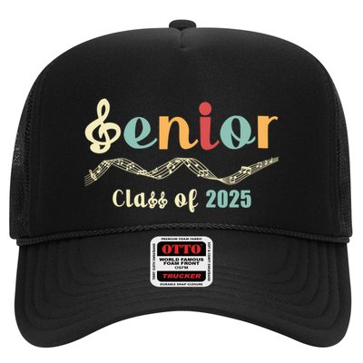 Senior 25 Band Orchestra Choir Class Of 2025 Music Notes Great Gift Trucker Hat
