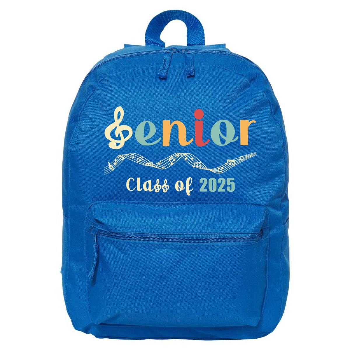 Senior 25 Band Orchestra Choir Class Of 2025 Music Notes Great Gift 16 in Basic Backpack