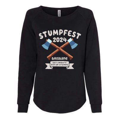 Stumpfest 2024 Brisbane Get Sweaty Womens California Wash Sweatshirt