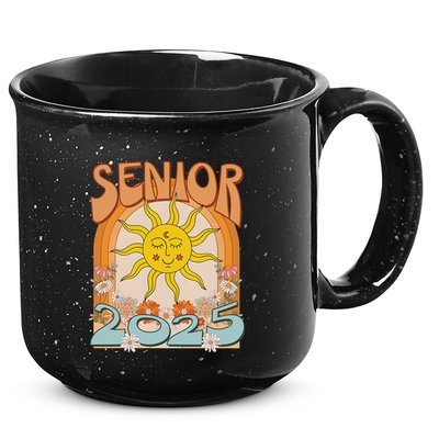 Senior 2025 Class Of 2025 Seniors Graduation 2025 Funny 15oz Campfire Ceramic Mug
