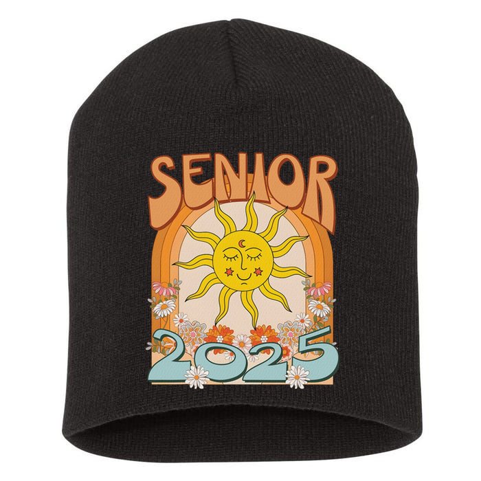 Senior 2025 Class Of 2025 Seniors Graduation 2025 Funny Short Acrylic Beanie