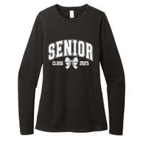 Senior 2025 Coquette Class Of 2025 Senior Year Girl & Women Womens CVC Long Sleeve Shirt