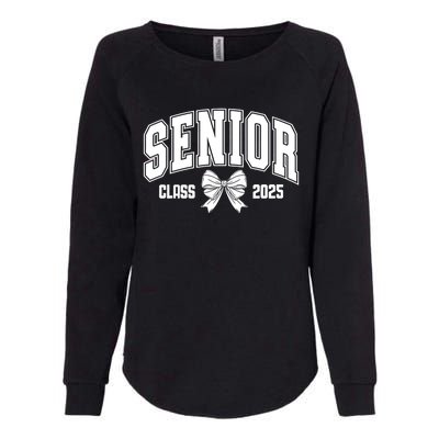 Senior 2025 Coquette Class Of 2025 Senior Year Girl & Women Womens California Wash Sweatshirt