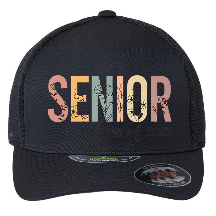 Senior 2025 Class Of 2025 Graduation Flexfit Unipanel Trucker Cap