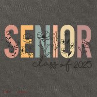 Senior 2025 Class Of 2025 Graduation Cotton Canvas Backpack