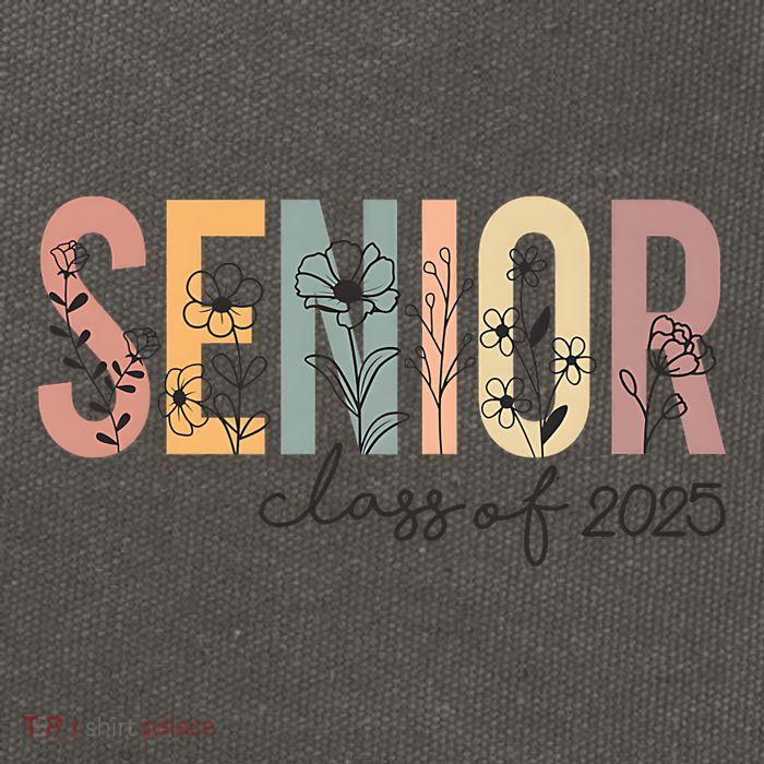 Senior 2025 Class Of 2025 Graduation Cotton Canvas Backpack