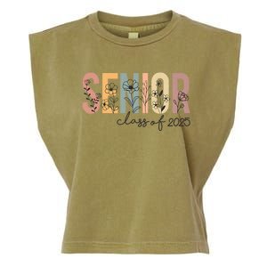 Senior 2025 Class Of 2025 Graduation Garment-Dyed Women's Muscle Tee