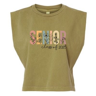 Senior 2025 Class Of 2025 Graduation Garment-Dyed Women's Muscle Tee