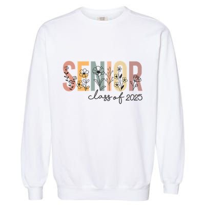 Senior 2025 Class Of 2025 Graduation Garment-Dyed Sweatshirt