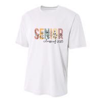 Senior 2025 Class Of 2025 Graduation Youth Performance Sprint T-Shirt