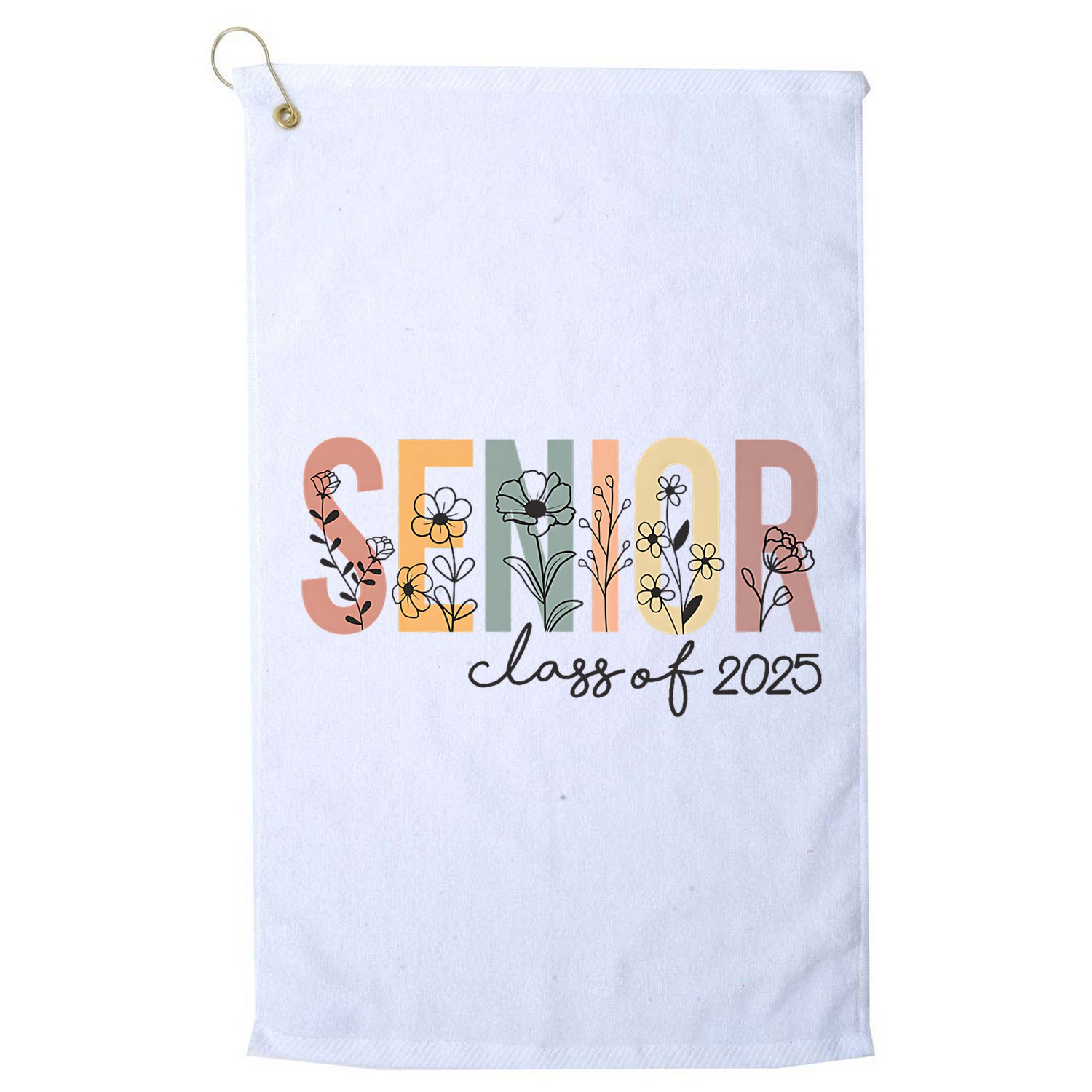 Senior 2025 Class Of 2025 Graduation Golf Towel
