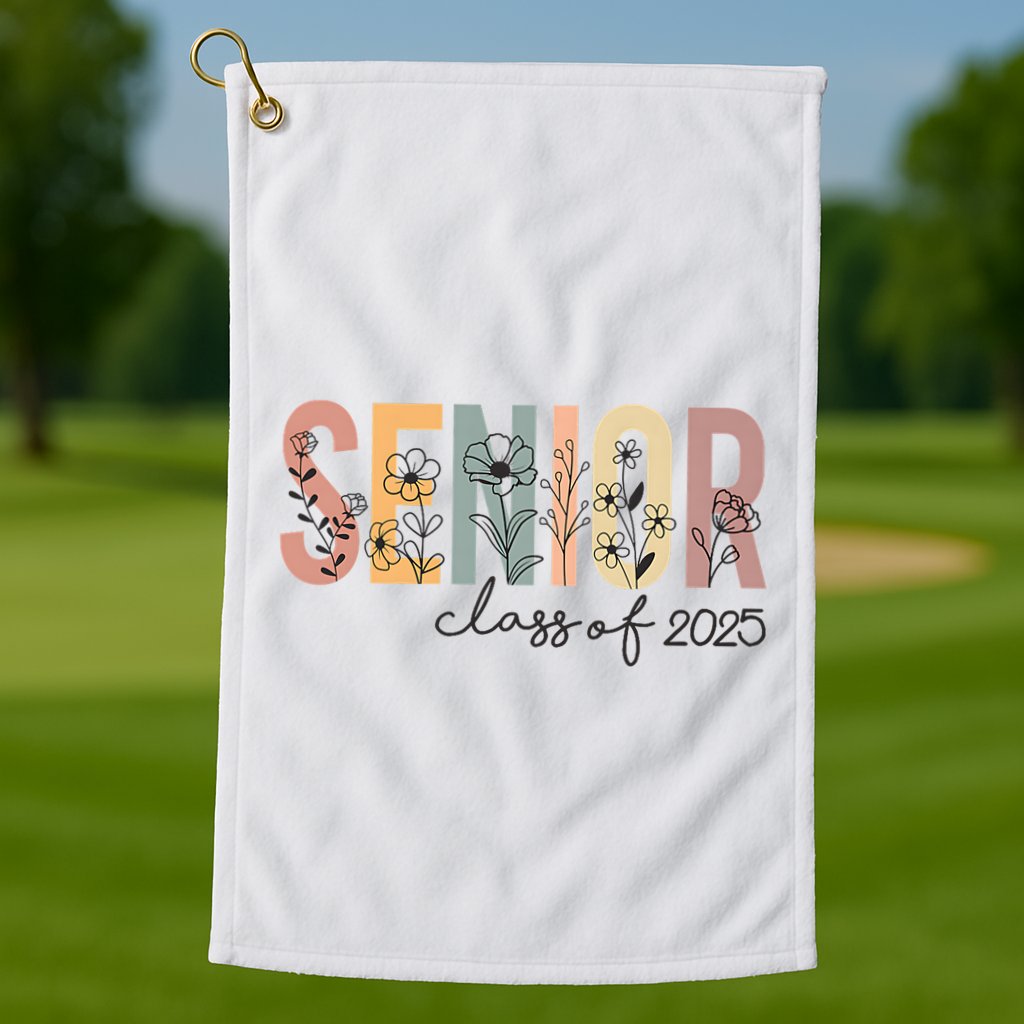Senior 2025 Class Of 2025 Graduation Golf Towel