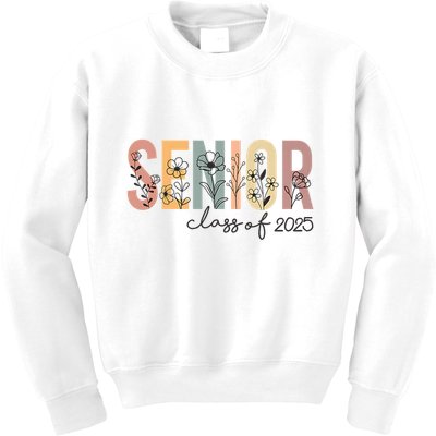 Senior 2025 Class Of 2025 Graduation Kids Sweatshirt
