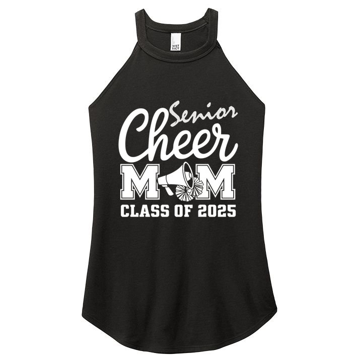 Senior 2025 Cheer Team Mom High School Graduation Outfit Gift Women's Perfect Tri Rocker Tank