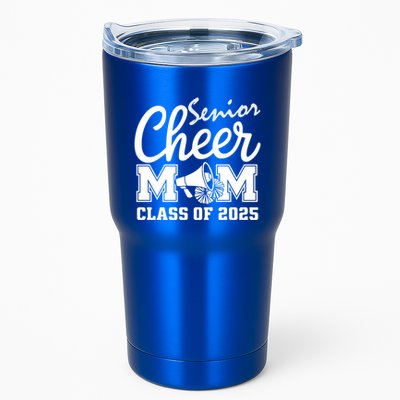 Senior 2025 Cheer Team Mom High School Graduation Outfit Gift Tumbler