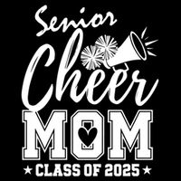 Senior 2025 Cheer Team Mom High School Graduation Outfit Cool Gift Doggie Tank