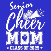 Senior 2025 Cheer Team Mom High School Graduation Outfit Cool Gift Tall T-Shirt