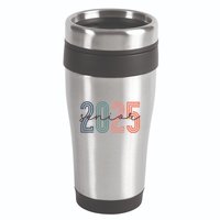 Senior 2025 Class Of 2025 Back To School Retro Graduation 16oz Travel Tumbler
