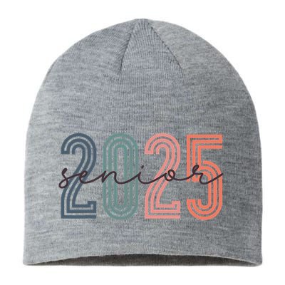 Senior 2025 Class Of 2025 Back To School Retro Graduation Sustainable Beanie