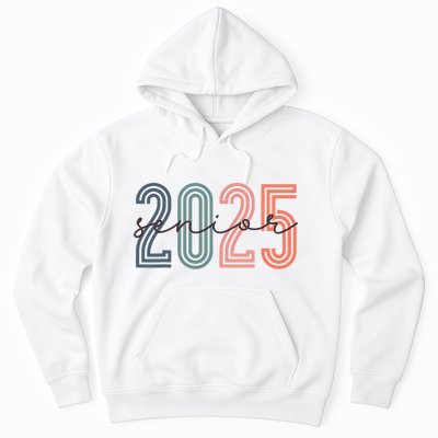 Senior 2025 Class Of 2025 Back To School Retro Graduation Hoodie