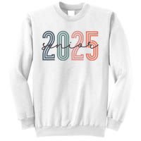 Senior 2025 Class Of 2025 Back To School Retro Graduation Sweatshirt