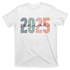 Senior 2025 Class Of 2025 Back To School Retro Graduation T-Shirt