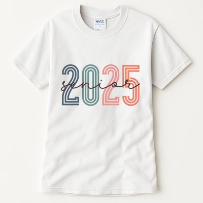 Senior 2025 Class Of 2025 Back To School Retro Graduation Tall T-Shirt