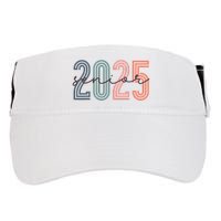 Senior 2025 Class Of 2025 Back To School Retro Graduation Adult Drive Performance Visor