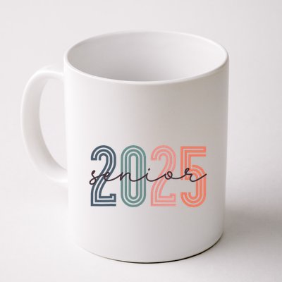 Senior 2025 Class Of 2025 Back To School Retro Graduation Mug