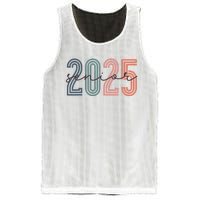 Senior 2025 Class Of 2025 Back To School Retro Graduation Mesh Reversible Basketball Jersey Tank