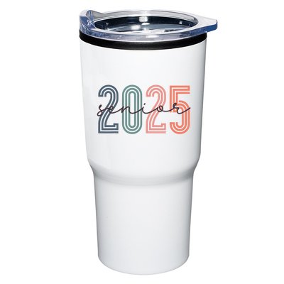 Senior 2025 Class Of 2025 Back To School Retro Graduation Tumbler