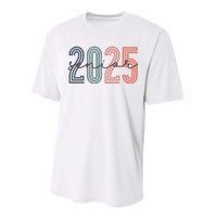 Senior 2025 Class Of 2025 Back To School Retro Graduation Performance Sprint T-Shirt