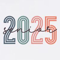Senior 2025 Class Of 2025 Back To School Retro Graduation Poster