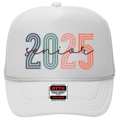 Senior 2025 Class Of 2025 Back To School Retro Graduation Trucker Hat