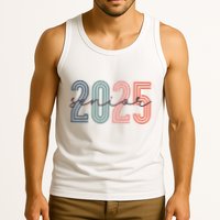 Senior 2025 Class Of 2025 Back To School Retro Graduation Tank Top