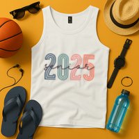 Senior 2025 Class Of 2025 Back To School Retro Graduation Tank Top