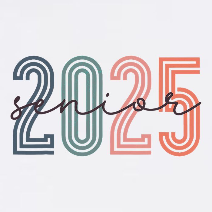 Senior 2025 Class Of 2025 Back To School Retro Graduation Toddler T-Shirt