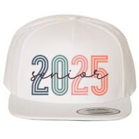 Senior 2025 Class Of 2025 Back To School Retro Graduation Wool Snapback Cap