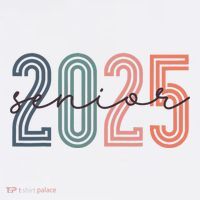 Senior 2025 Class Of 2025 Back To School Retro Graduation Kids T-Shirt