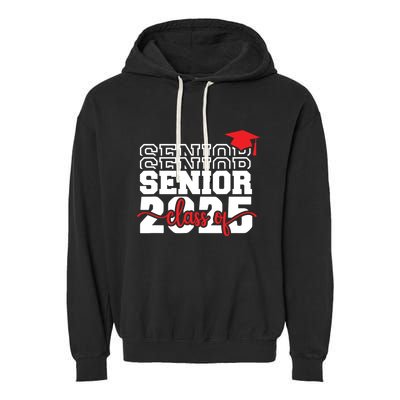 Senior 25 Class Of 2025 Back To School Graduation 2025 T Garment-Dyed Fleece Hoodie