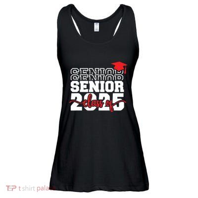 Senior 25 Class Of 2025 Back To School Graduation 2025 T Ladies Essential Flowy Tank