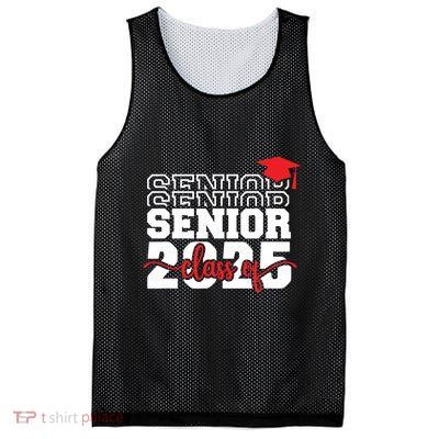 Senior 25 Class Of 2025 Back To School Graduation 2025 T Mesh Reversible Basketball Jersey Tank