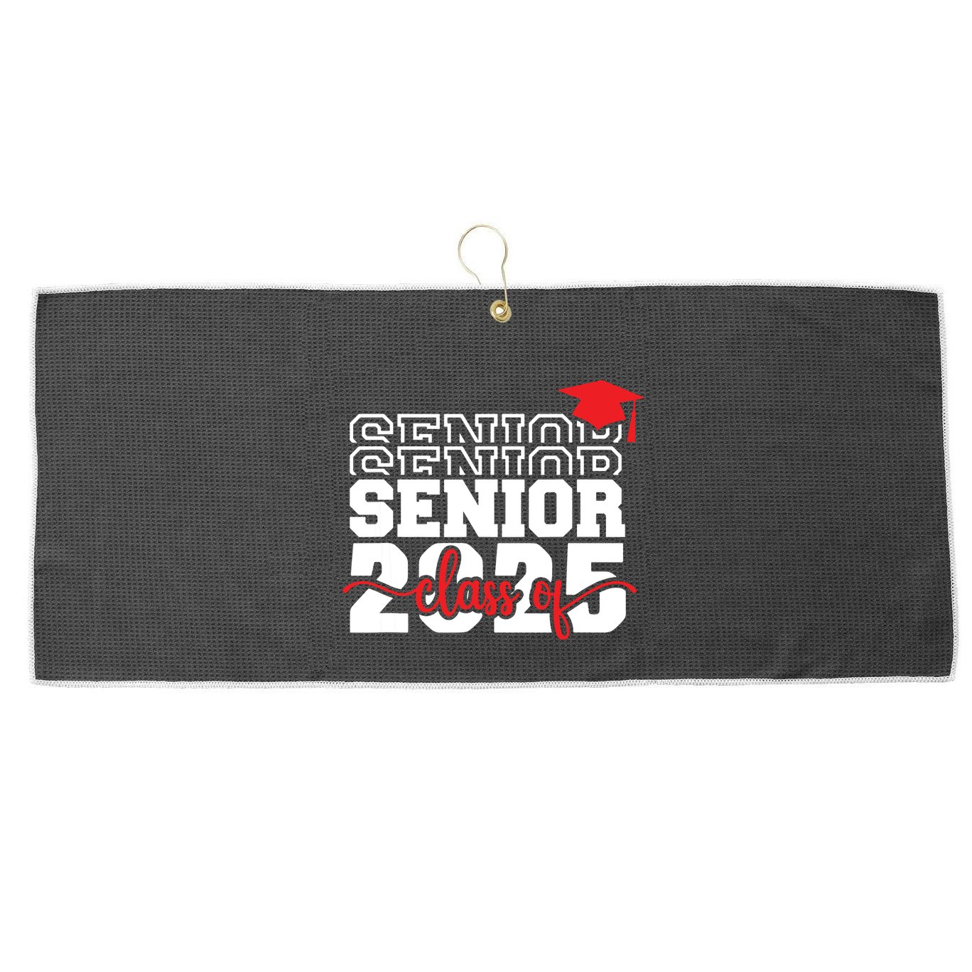 Senior 25 Class Of 2025 Back To School Graduation 2025 T Large Microfiber Waffle Golf Towel