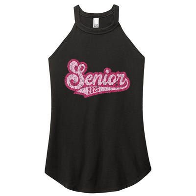 Senior 2025 Class Of 2025 Seniors Graduation 2025 Senior 25 Women's Perfect Tri Rocker Tank