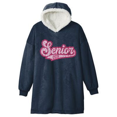 Senior 2025 Class Of 2025 Seniors Graduation 2025 Senior 25 Hooded Wearable Blanket