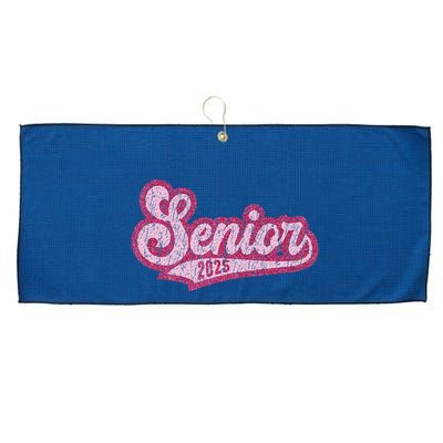 Senior 2025 Class Of 2025 Seniors Graduation 2025 Senior 25 Large Microfiber Waffle Golf Towel