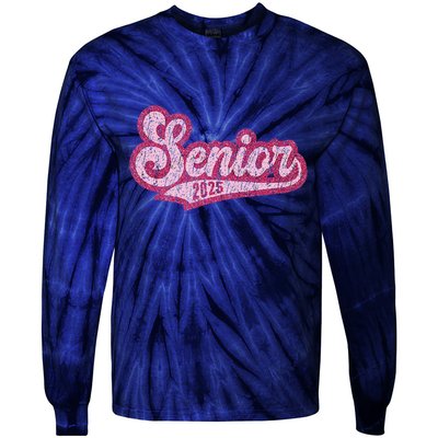 Senior 2025 Class Of 2025 Seniors Graduation 2025 Senior 25 Tie-Dye Long Sleeve Shirt