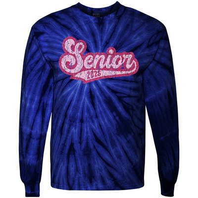 Senior 2025 Class Of 2025 Seniors Graduation 2025 Senior 25 Tie-Dye Long Sleeve Shirt