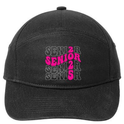 Senior 2025 Class Of 2025 Seniors Graduation 2025 7-Panel Snapback Hat